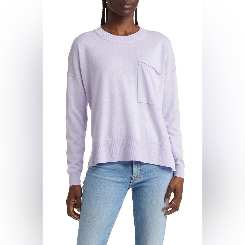 MADEWELL Lightweight Pocket Pullover Sweater